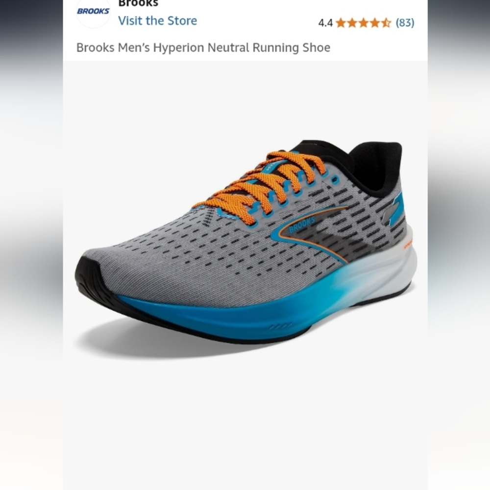Brooks Hypersion Running Shoe Size 12.5